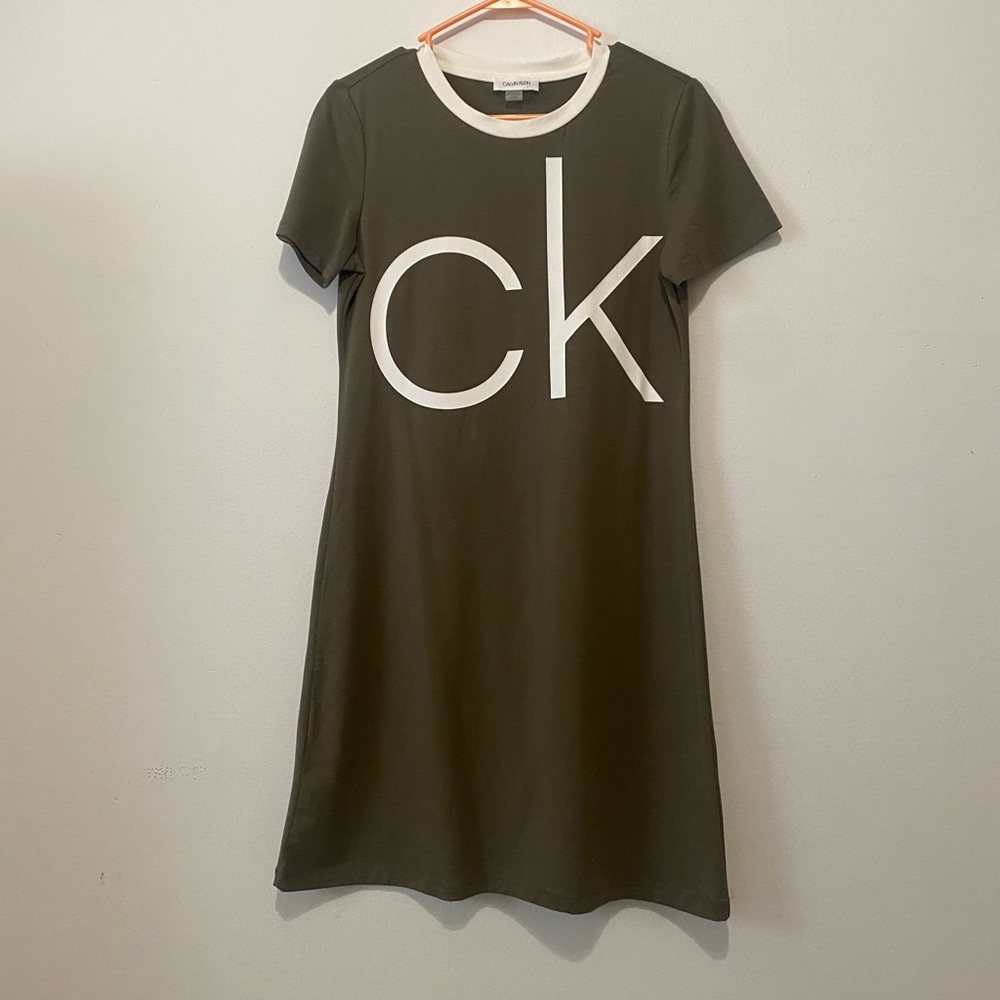 Calvin Klein Long Shirt Dress size small